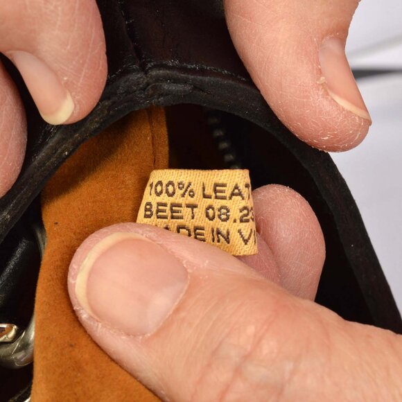 PATRICIA NASH OSSI WOVEN SATCHEL BLACK (SHOULDER STRAP ADDED) - Picture 5 of 15